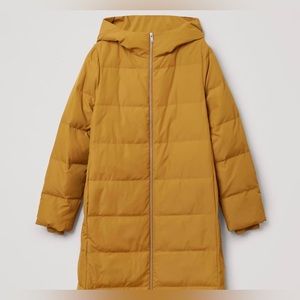 COS yellow down jacket